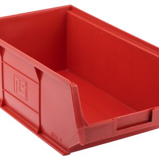Contenitore RS PRO Colore rosso PP, 130mm x 205mm x 350mm