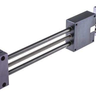 Tavola di posizionamento Igus, lunga 395mm, corsa da 250mm, carrello da 85mm x 85mm, carico statico 2800N