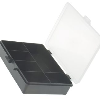 Contenitore modulare Raaco in PP, 6 scomparti, 40mm x 179mm x 151mm, Coperchio trasparente