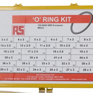 Kit O-Ring RS PRO, in Nitrile, contenuto 385 pezzi