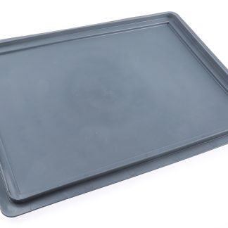 Coperchio per scatola di stoccaggio RS PRO in PP, col. Grigio, 400mm x 300mm x 19mm