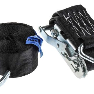 Cinghia con cricchetto RS PRO 5m Gancio, larghezza 45mm, tensione di rottura 1200kg