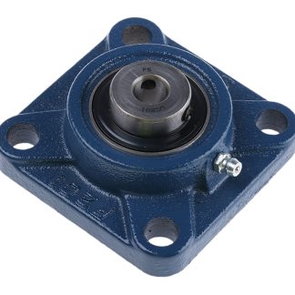 Cuscinetto flangiato RS PRO, 4 fori di montaggio da 12mm, Ø int 12mm, dimensioni 86mm x 86mm x 33.3mm, in Ghisa