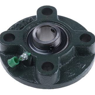 Cuscinetto flangiato RS PRO, 4 fori di montaggio da 12mm, Ø int 20mm, dimensioni 100mm x 28.3mm, in Ghisa