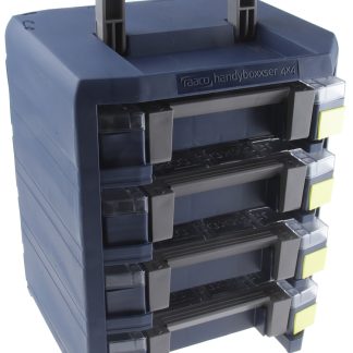 Contenitore modulare Raaco, 4 scomparti, 342mm x 290mm x 247mm