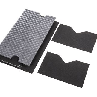 Inserto in schiuma Zarges Rettangolare, Nero, 550 x 350 x 220mm, per K450 Case Mdoel 40721, K470 Case Model 40568