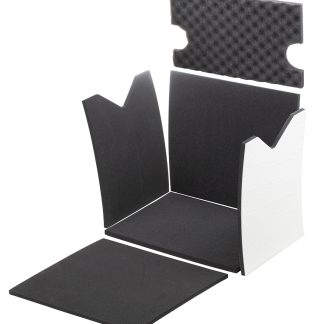 Inserto in schiuma Zarges Rettangolare, Nero, 350 x 250 x 310mm, per K450 Case Model 40720, K470 Case Model 40677