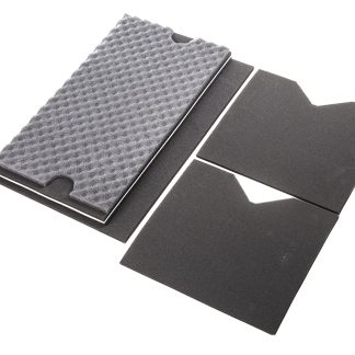 Inserto in schiuma Zarges Rettangolare, Nero, 550 x 350 x 310mm, per K450 Case Model 40722, K470 Case Model 40678