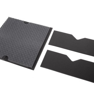 Inserto in schiuma Zarges Rettangolare, Nero, 550 x 550 x 220mm, per K470 Case Model 40849