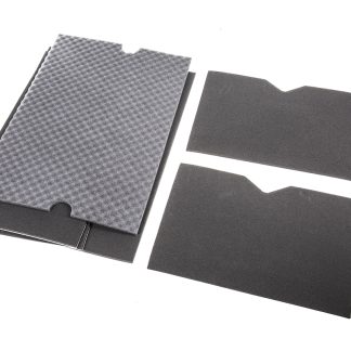 Inserto in schiuma Zarges Rettangolare, Nero, 750 x 550 x 380mm, per K450 Case Model 40725, K470 Case Model 40565