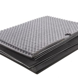 Inserto in schiuma Zarges Rettangolare, Nero, 1150 x 750 x 480mm, per K470 Case Model 40580