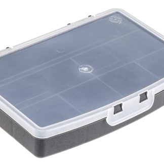 Contenitore modulare RS PRO in PP, 7 scomparti, 30mm x 122mm x 175mm, Coperchio trasparente