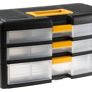 Cassettiera portaminuterie RS PRO, 3 cassetti , 203mm x 391mm x 197mm