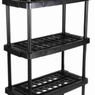 Scaffalatura Nero PP RS PRO 5 ripiani, 1760mm x 790mm, 390mm, capacità di carico 40kg