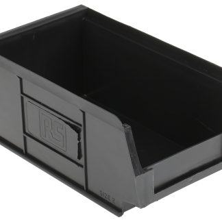Contenitore RS PRO Nero PP, 75mm x 100mm x 165mm