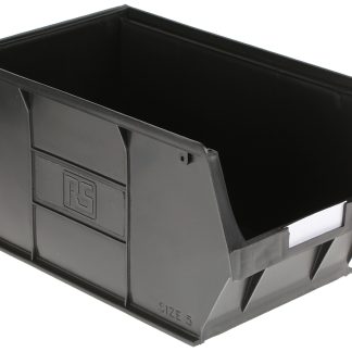 Contenitore RS PRO Nero PP, 182mm x 205mm x 350mm