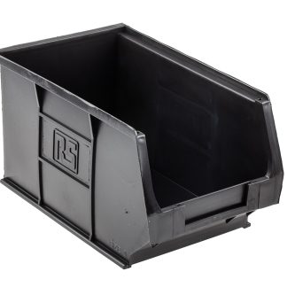 Contenitore RS PRO Nero PP, 132mm x 150mm x 240mm