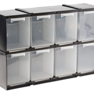 Cassettiera portaminuterie RS PRO, 8 cassetti , 208mm x 325mm x 90mm