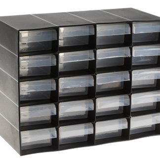 Cassettiera portaminuterie RS PRO, 20 cassetti , 210mm x 270mm x 130mm