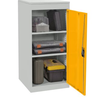 Armadietto porta-attrezzi da pavimento a 1 anta RS PRO in Acciaio, 915 x 505mm