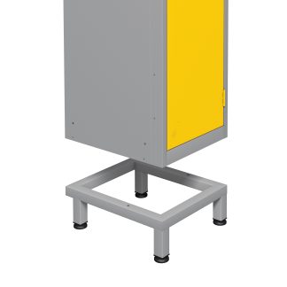 Armadietto Acciaio Grigio chiaro RS PRO No, 150 mm x 450 mm x 450mm