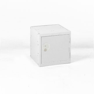 Armadietto Acciaio Grigio chiaro RS PRO 1 porta No, 300 mm x 300 mm x 300mm