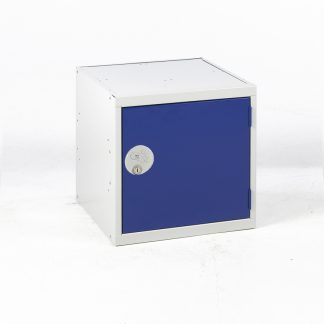 Armadietto Acciaio Blu, Grigio chiaro RS PRO 1 porta No, 380 mm x 380 mm x 380mm