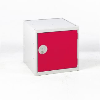 Armadietto Acciaio Grigio chiaro, Rosso RS PRO 1 porta No, 380 mm x 380 mm x 380mm