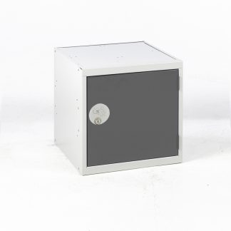 Armadietto Acciaio Grigio scuro, grigio chiaro RS PRO 1 porta No, 380 mm x 380 mm x 380mm