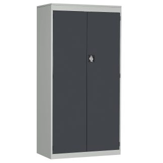 Armadietto porta-attrezzi da pavimento a 2 ante RS PRO in Acciaio, 1820 x 915 x 505mm, 4 ripiani, 4 cassetti