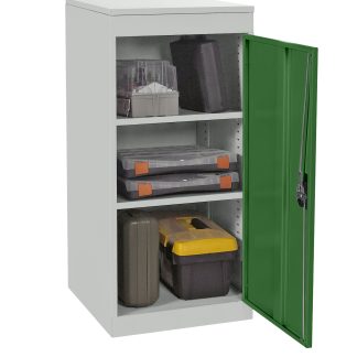 Armadietto da pavimento a 1 anta RS PRO in Acciaio, 984 x 477 x 505mm