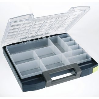 Contenitore modulare Raaco in PC, PP, 12 scomparti, 55mm x 354mm x 323mm