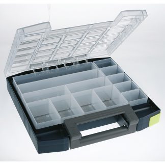 Contenitore modulare Raaco in PC, PP, 13 scomparti, 55mm x 298mm x 284mm