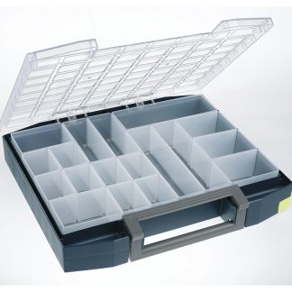 Contenitore modulare Raaco in PC, PP, 18 scomparti, 78mm x 465mm x 401mm