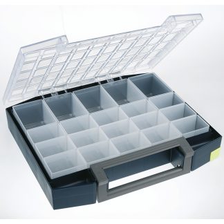 Contenitore modulare Raaco in PC, PP, 20 scomparti, 78mm x 421mm x 361mm