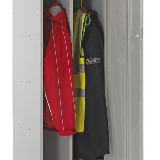 Armadietto Acciaio Grigio RS PRO 1 porta, 1800 mm x 450 mm x 450mm