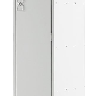 Armadietto industriale Acciaio Grigio RS PRO 1 porta, 1800 mm x 300 mm x 300mm