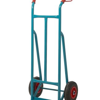 Carrello portapacchi in Acciaio RS PRO, ruote pneumatiche, piastra di carico 360 x 250mm, portata max 200kg