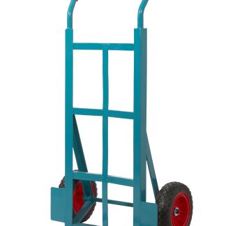 Carrello portapacchi in Acciaio RS PRO, ruote pneumatiche, piastra di carico 385 x 300mm, portata max 300kg