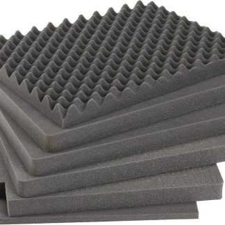 Inserto in schiuma Pelican Bugnato, Grigio, 559 x 432 x 254mm, per Valigetta iM2720