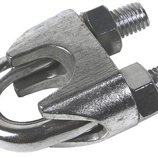 Impugnatura per cavi in acciaio RS PRO Acciaio inox, AISI 304 (bullone a U), AISI 316 (base)