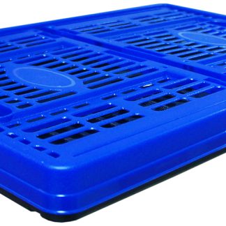 Cassa pieghevole Viso in PP, 30L, col. Blu, 235mm x 475mm x 350mm