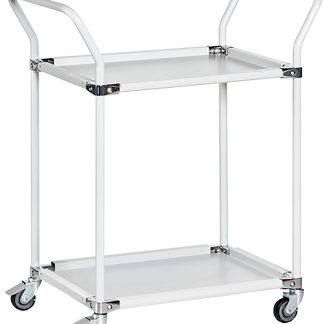 Carrello RS PRO in Metallo, 2 ripiani 760 x 460mm, portata max 200kg