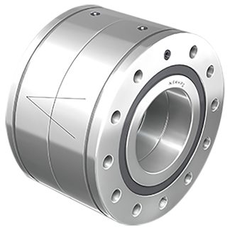Supporto cuscinetto a sfera Cuscinetto a sfere a contatto angolare a una corona NSK in Acciaio, 2 file, Ø int. 40mm, Ø