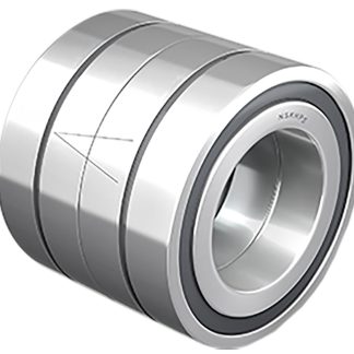 Supporto cuscinetto a sfera Cuscinetto a sfere a contatto angolare a una corona NSK in Acciaio, 2 file, Ø int. 35mm, Ø