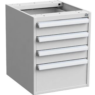 Cassettiera Treston, 1, 3 cassetti , 500mm x 450mm x 520mm