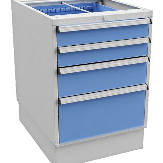 Cassettiera Treston, 4 cassetti , 800mm x 550mm x 715mm