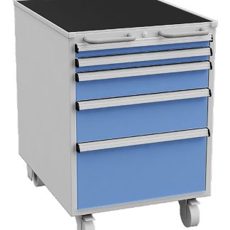 Cassettiera Treston, 5 cassetti , 795mm x 550mm x 715mm