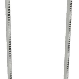 Tubi verticali per banco da lavoro Grigio Acciaio Treston, 1359mm x 30mm, 60mm