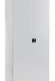 Armadietto di stoccaggio da pavimento a 2 ante Treston in Acciaio, 800 x 425 x 2000mm, 4 ripiani, Bloccabile